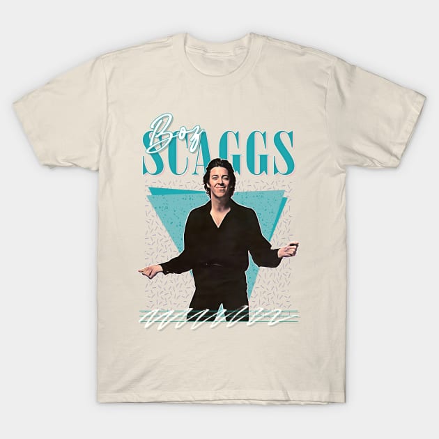 Boz Scaggs / Retro 80s Design T-Shirt by DankFutura